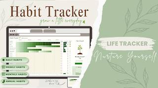 How to Use the Habit Tracker | Daily, Weekly, Monthly & Annual Habit Tracking Tutorial