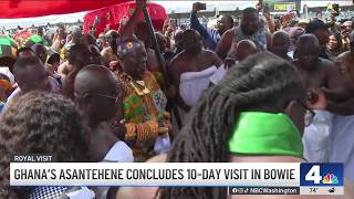 Ghanas Asantehene concludes 10-day visit in Bowie