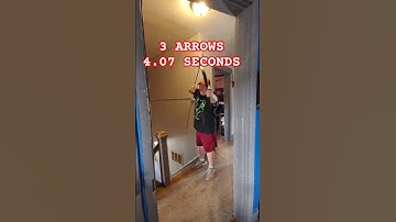3 ARROW COMBAT ARCHERY DRILL 🏹. #combatarchery #shorts