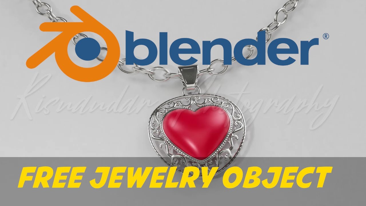 AMAZING FREE jewelry, render sample with Blender 2.8 Cycle engine YouTube