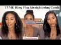 1 Pass! | I Tried TYMO Ring Plus Straightening Comb! | LovelyBryana