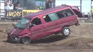 Tuff Truck Ford Aerostar mini-van @ Clark County Fair 2016