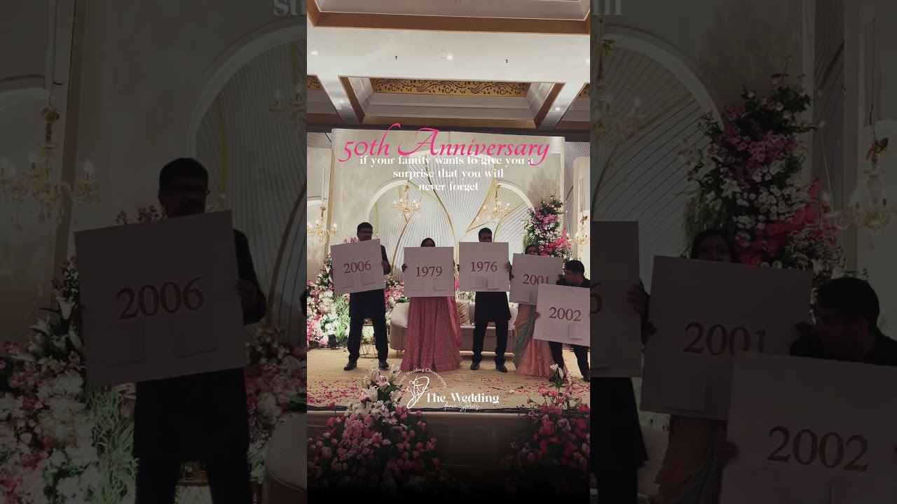 golden Jubilee | 50th anniversary | The wedding dance stories | 