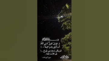 (.. فصبر جميل ..) سورة يوسف #حالات_واتس