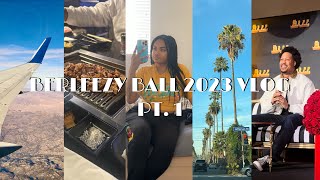 berleezy ball 2023 vlog pt. 1🥂 | landing in la, good eats w/ besties and friday vip q&a | nats vlogs