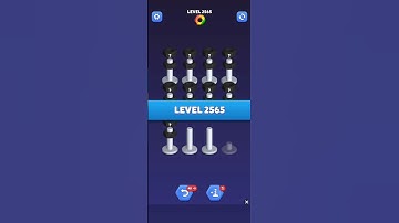 Nut Sort Level 2565 - Color Puzzle Game by Kiwi Fun #games #puzzle #NutSort #NutSortSolution