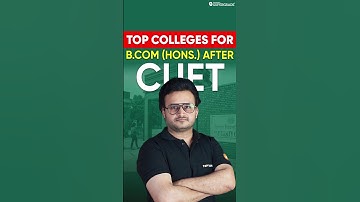 B.com (Hons) from Delhi University After CUET 2024 🎯| Top Colleges of DU for B.com (Hons) | #shorts