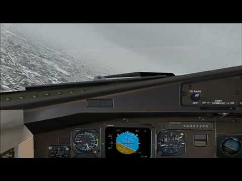 FS2004: ATR 72-500 takeoff RWY24L @ Cleaveland-Hop...