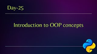 Day 25 || Python-37 Days Complete Course|| Python Programming #python #programming