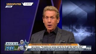 UNDISPUTED | Cowboys vs Patriots; Jerry Jones: It makes no sense not to try to get ball to Zeke\\
