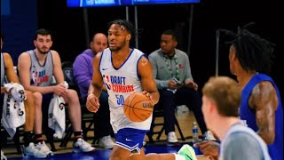 Bronny James NBA Draft Combine