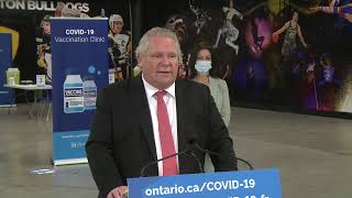 Premier Ford provides an update in Hamilton | March 18