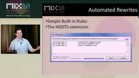 Microsoft MIX10 - Advanced Web Debugging with Fiddler (3/4)