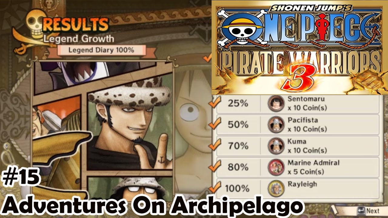 One Piece Pirate Warriors 3 Legend Log Guide : Chapter 4 ...