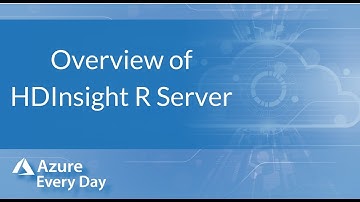 Overview of HDInsight R Server