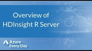 Overview of HDInsight R Server