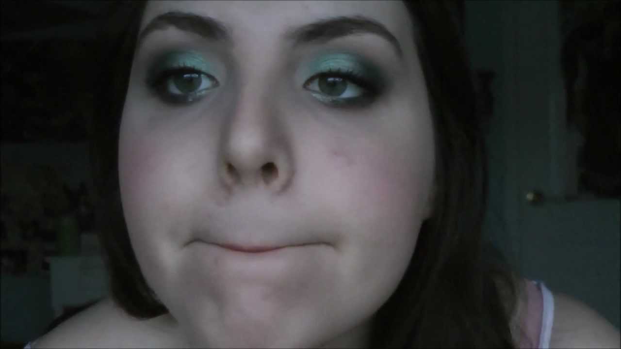 Tutorial Seafoam Green Smokey Eye YouTube