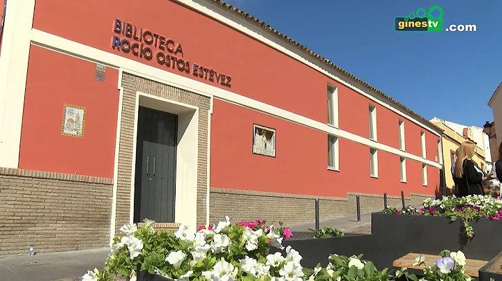 Rotulacin de la Bibliteca de Gines con el nombre d...