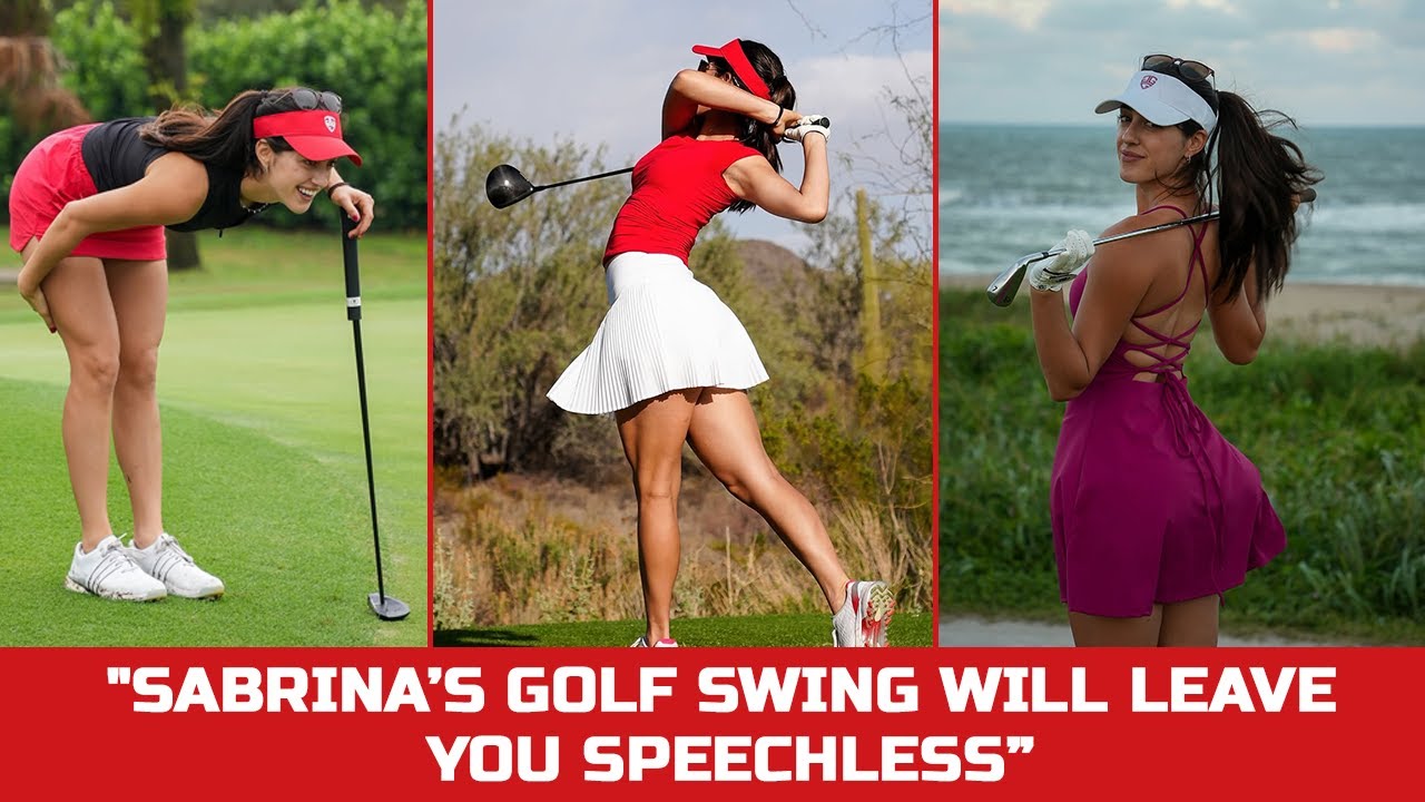 Sabrina Andolpho’s Stunning Golf Swing & Beauty – Golf Like Never Before! - YouTube