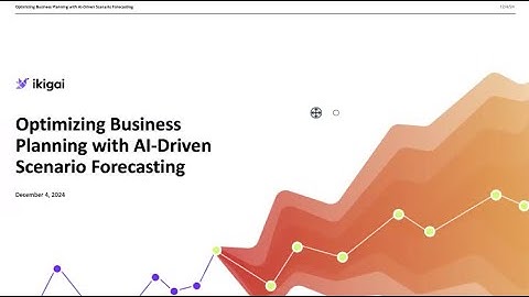 Forecast Forward:  Optimizing Business Planning with AI-Driven Scenario Forecasting