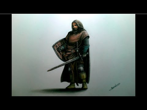 Vídeo: Como Desenhar Um Guerreiro Com Um Lápis