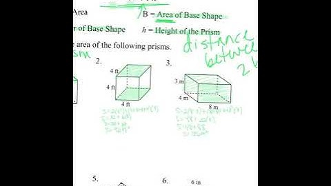 9.1 Surface Area of Prisms