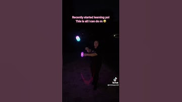 Can’t do much yet but it’s fun! #poi #poiballs #poispinning #poispinners #flowarts #poi #flowart