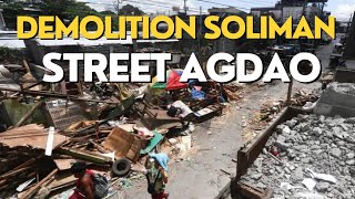 Scenes Demolition Along Soliman Street Agdao Davao City WALK TOUR 4K