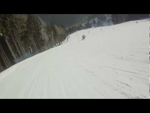 Obří slalom trénink