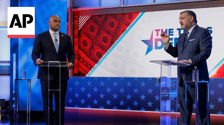 Moments from Ted Cruz and Colin Allred's debate in Texas Senate race