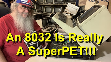 Commodore 8032 SuperPET PET Bits & Bytes - Get The Vacuum Cleaner! Mouse Nest Removal - Episode 1356