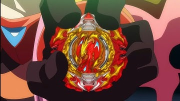 PROMINENCE PHOENIX!! PAIN DEBUT Beyblade burst DB Episode 40