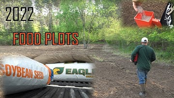 Food Plots 2022 |  Planting Forage Soybeans | Clover | Buckwheat
