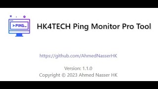 HK4TECH Ping Monitor Pro Tool screenshot 2