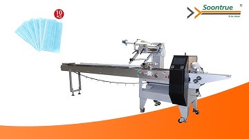 Packing machine SZ180 with ear loop folding machine(10piece)-Soontrue Machinery