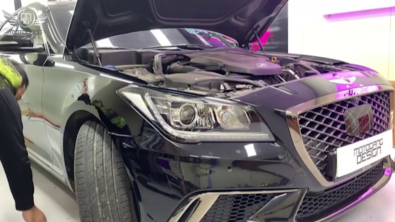 How to remove Genesis G80 front bumper and headlights YouTube