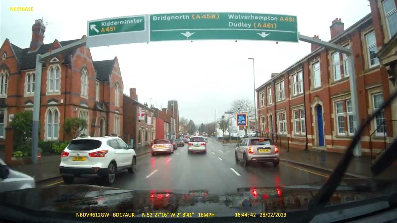 Stourbridge Ring Road 4K February 2023 YouTube