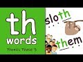'th' Words | Blending Phonics Phase 3