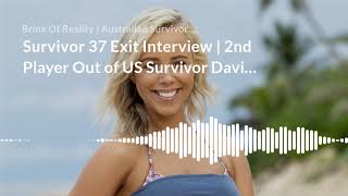 Survivor David v Goliath Exit Interview 2nd Boot - Jessica Peet