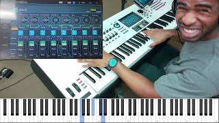 Aux Keys Tutorial on Montage/MODX: Organ licks & runs, Strings EQ, Bell, Sine Poly and Sweeps...