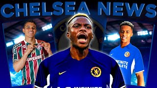 Chelsea News Round Up Today ft, Osimhen to Chelsea, Omari Hutchinson Returns, Thiago Silva✅️
