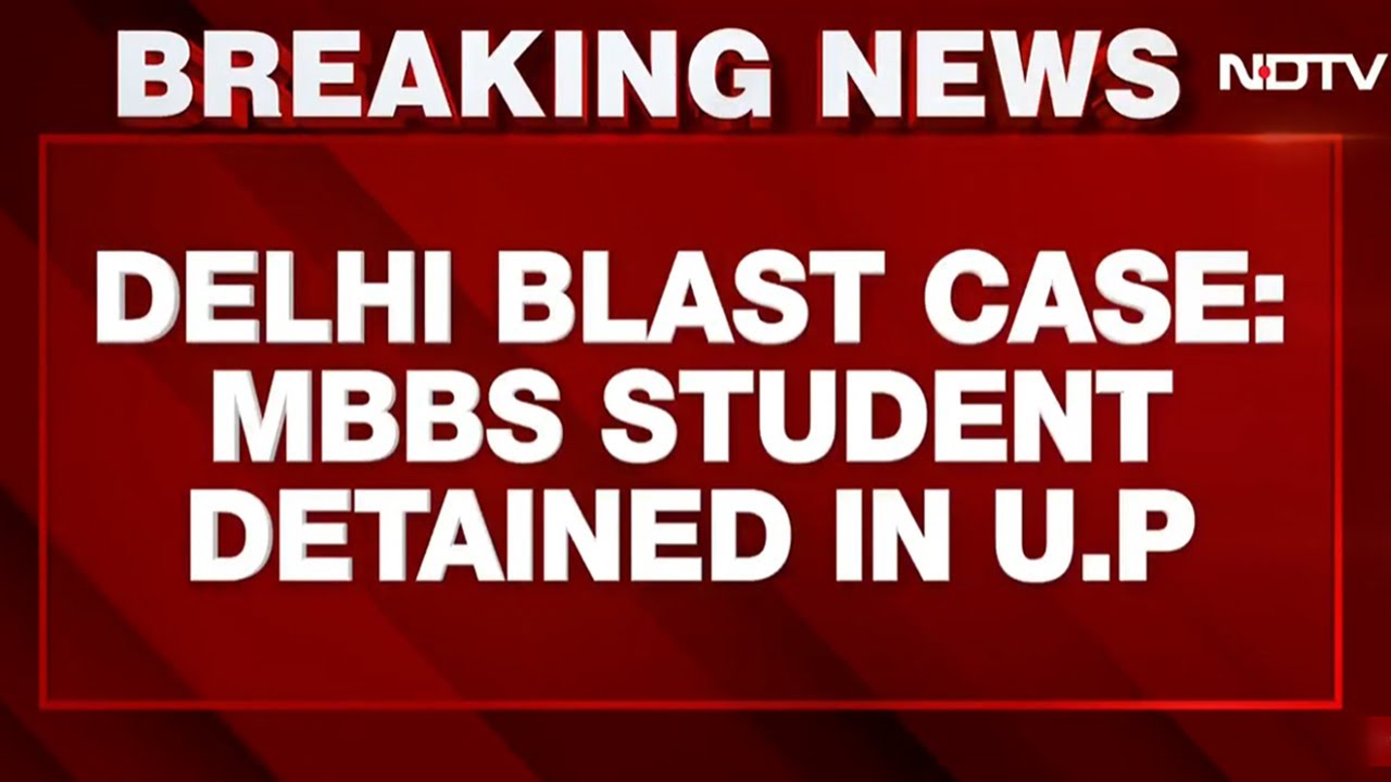 Red Fort Blast Probe: Delhi Police Detain MBBS Student in Saharanpur