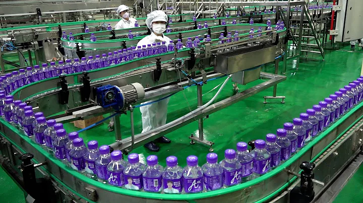 Korean drinking water plastic bottles mass production process in alkaline water factory