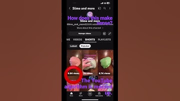 The YouTube algorithm doesn’t make sense to me #random #slime #subscribe #viral #shorts