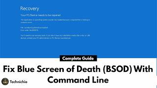 Fix Blue Screen Error (BSOD) in Windows 10/11 With Command Prompt | Complete Guide