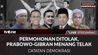 [LIVE] Permohonan Ditolak, Prabowo - Gibran Menang Telak | Catatan Demokrasi tvOne