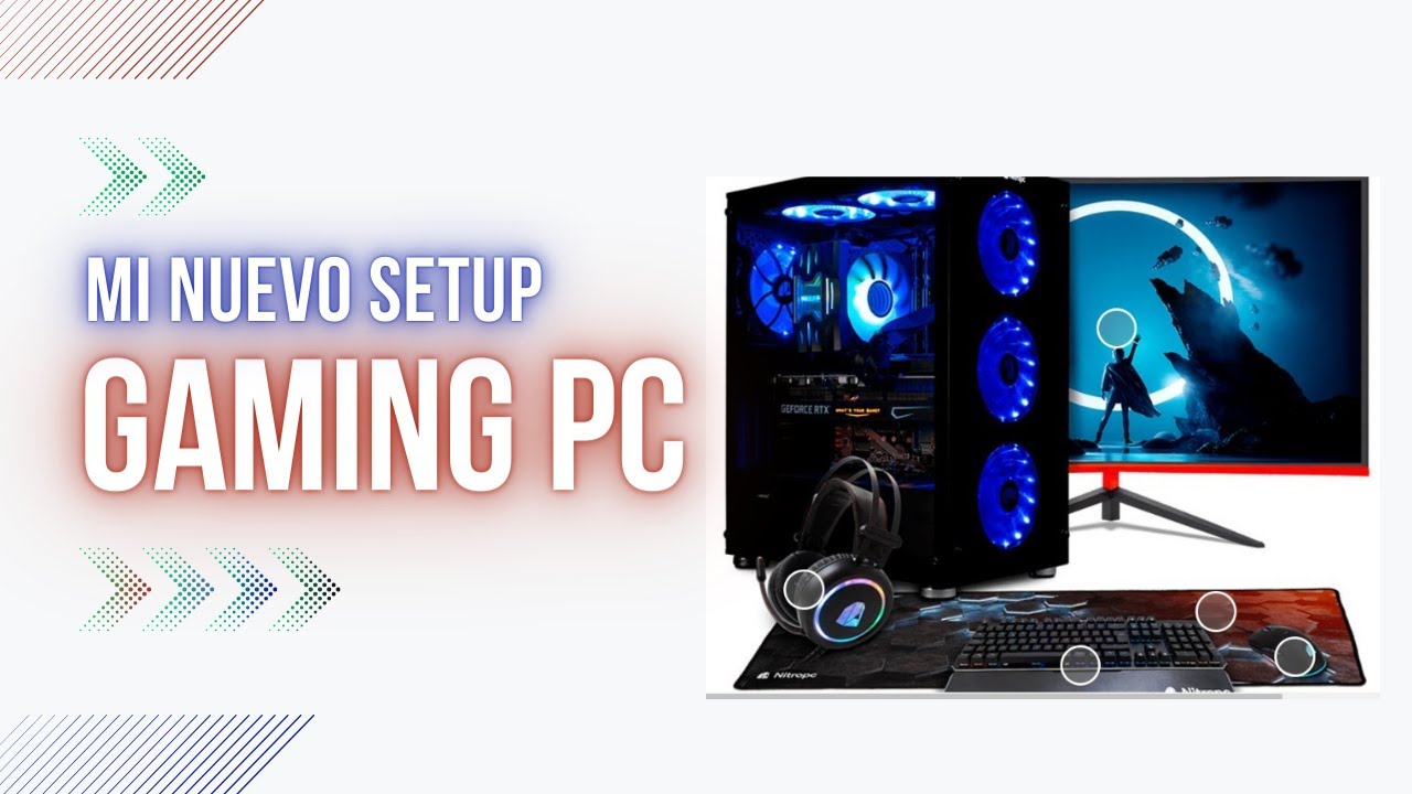 Pc Gaming Completo Nitropc Pack Platinum - Amd Ryzen 7 7700x, Rtx 4060 8gb,  Ram 32gb, M2 1tb, Hdd 2tb, Monitor 27 + Accesorios, Windows 11 Activado,  Adaptador Wifi Usb con Ofertas