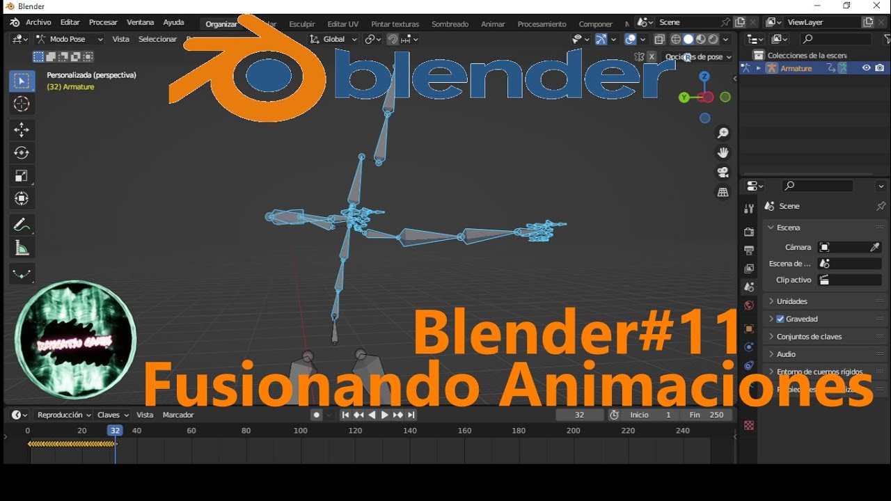 Tutorial Blender: Fusionar Animaciones de Mixamo Como un Profesional ...