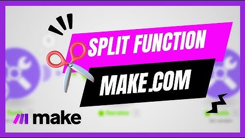 Master Using The Split Text Function in Make.com