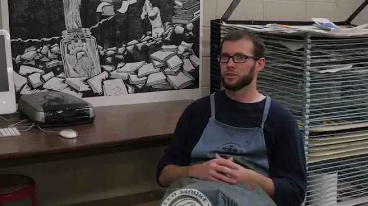 Chip Wiggin a Printmaker in Zion by Steven Swift